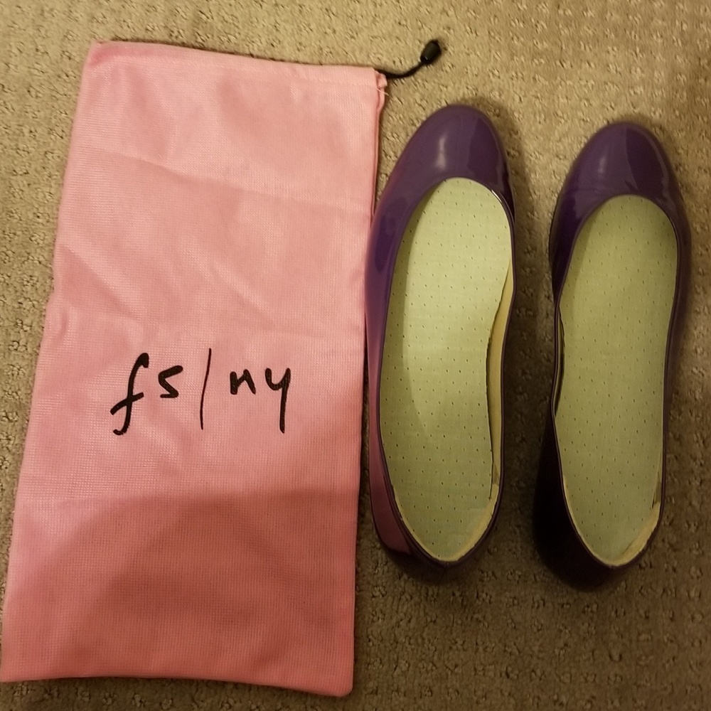 French Sole Purple Flats